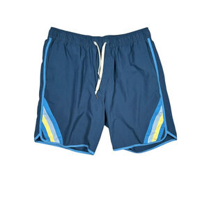 Fair Harbor Swim Trunks Mens Size XL Blue Lined Beach Bathing Suit Beach Pool